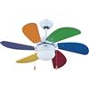 Zephir Ventilatore Soffitto con Luce Zephir a Pale Lampadario ø 90 cm - ZFS690C