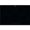 Electrolux Piano cottura Induzione 4 Fuochi Electrolux Elettrico Incasso 80cm Nero LIT81443