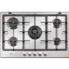 Whirlpool Piano Cottura 5 Fuochi 75 cm WHIRLPOOL a Gas Incasso Griglie Ghisa GMR7522/IXL