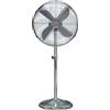 Vinco Ventilatore a Piantana da Terra 4 Pale 50 cm Oscillante 90 W Cromo 70719 VINCO