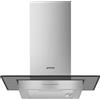 Smeg Cappa da cucina Aspirante a Parete 60 cm Acciaio Inox e Vetro - KBT600VE Smeg