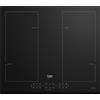 Beko Piano Cottura Induzione 4 Fuochi Larghezza 60 cm Vetroceramica HII64206F2MT Beko