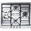 Smeg Piano Cottura 4 Fuochi Gas Smeg incasso 60 cm Inox SER60SGH3