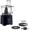 Moulinex Robot da Cucina Multifunzione 2.4 Litri 800 W 2 Velocità Nero FP242810 MOULINEX