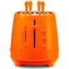 De Longhi Tostapane 2 Fette Tosta pane De Longhi 550W Raccoglibriciole Arancio CTLAP2203O