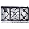 Smeg Piano Cottura 5 Fuochi 90 cm Incasso Smeg a Gas Inox SRV596GH5 Contemporanea