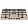 Hotpoint Ariston Piano Cottura 5 Fuochi 75 cm gas Incasso 1 Wok Hotpoint Ariston PCN750T(AV)R/HA