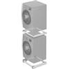 Meliconi Base per Lavatrice+Kit Sovrapposizione Asciugatrice Moving Tower 656147 Meliconi