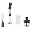 Moulinex Frullatore ad Immersione Minipimer 1000W Nero Quickchef+ DD673810 Moulinex