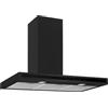 Silverline Cappa Cucina Aspirante a Parete 90 cm Nero Silverline 3173.9.733.04