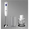 Braun Frullatore ad Immersione Minipimer White e Inox - 0X22111476 Braun