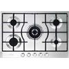 De Longhi Piano Cottura 5 Fuochi 75 cm Gas De Longhi Incasso Acciaio - SLF 575 LX