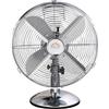 DCG Ventilatore da Tavolo a Pale ø 30 cm Oscillante Cromo VE1612 SS DCG