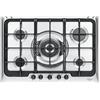Electrolux Piano Cottura 5 Fuochi Electrolux a Gas 1 Wok 75 cm Incasso Inox PX750UOV