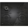 Candy Piano Cottura 4 Fuochi a Gas 60 cm in Vetro Nero CVG6BR4WTB Moderna Candy