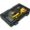 Stanley Giravite a Cricchetto Set 40pz Inserti + Portainserti + Bussole 0-63-038 Stanley