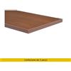 Decorlegno Set 5 Mensole in Truciolare Ecopan 100x50x1.8 Noce Medio - 404/21 Decorlegno