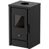 Punto Fuoco Stufa a Legna 7 kW Volume 160 m3 Nero 9016050000 FILIPA Punto Fuoco