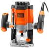 Black & Decker Fresatrice verticale elettrica Potenza 1200 W + 6 frese Black Decker KW1200EKA