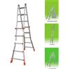 Marchetti Scala telescopica Alluminio 5 5 Gradini Altezza 4.90 Mt Marchetti 20703 Squadra