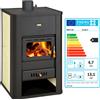 Prity Stufa a legna Con caldaia interna Prity S3 W17 4.7 + 13.1 kW