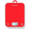 Moulinex Bilancia da Cucina Digitale Elettronica 5 Kg Display LCD Rosso BN50U3 Moulinex