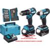 MAKITA COMBO KIT LXT DLX2414JX4 DHP487 - DTD157 - DC18RC - BL1830BX2 COMBO KIT