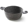 Accademia Mugnano Casseruola Antiaderente Fonda 2 maniglie 28 cm Cuore di Pietra Accademia Mugnano