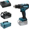 MAKITA Trapano Avvitatore A percussione 18V 2X5 Ah Litio MAKITA DHP485RTJ-B