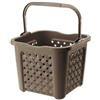 Tontarelli Cesta Portabiancheria Plastica Quadrata 25 Lt colore Wengè Tontarelli Arianna