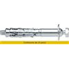 Itw Elematic Tasselli Le / R 8 Con Vite Antifurto Pezzi 25 Itw 8717507