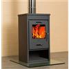 V05 Deluxe LG 5 kW: Stufa a Legna Compatta, Alta Efficienza & Design Elegante