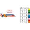 BETA96BP-CL/SC9 SERIE 9 CHIAVI MASCHIO ESAGONALE BRUGOLA
