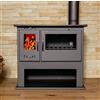 V05 Classe A Multifunzione Cucina a Legna con Forno e Piano Cottura - V05 VIKI Lux