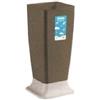 STEFANPLAST Portaombrelli Plastica Riciclabile 25x25x55 cm colore Antracite Stefanplast Zeus