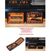Beta Tools BETA 900/C39N 11 chiavi a bussola esagonali 1/4" + 21 inserti avvitatori + 7 acc