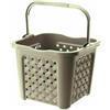 Tontarelli Cesta Portabiancheria Plastica Quadrata 25 Lt colore Talpa Tontarelli Arianna