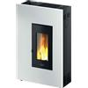 Pegaso Stufa a Pellet Slim Ventilata 5.2 kW 12 kg Bianco 7020033 Madison 5 Pegaso