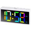 TREVI Sveglia Digitale Display LED Rettangolare Bianco EC 886 0088601 Trevi