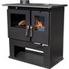 Verso Cs 7.7 kW - Stufa a Legna con Forno e Piastra Superiore Riscaldata