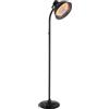 Zephir Stufa elettrica Alogena da Esterno 2000 Watt colore Nero Zephir HZA2000