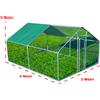 Notek srl Gabbia x Galline da Esterno in acciaio zincato 3x4mx2mH 12mq Pollaio Conigliera