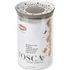 STEFANPLAST Barattolo Tondo ermetico 1.2 lt 12x18 cm Tosca Resina Tortora Stefanplast 55450