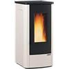 Nordica Extraflame Stufa a Pellet Ventilata 10 kW 30 Kg Avorio 1284001 Dahiana Nordica Extraflame