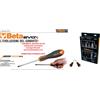 Beta Tools SET 10 giraviti giravite BETA 1201-1202 serie 1203/D10N 5 TAGLIO 3 CROCE 2 NANO