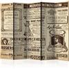 murando Paravento Parete Divisoria Interno Separatore Vintage 10 disegni m-B-0028-z-c