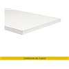 Decorlegno Set 5 Mensole in Truciolare Ecopan 100x50x1.8 Bianca - 404/23 Decorlegno