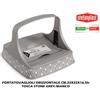 STEFANPLAST Portatovaglioli Orizzontale Tosca Stone Grey/Bianco Stefanplast SF55802