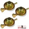 X3 REGOLATORE GAS GPL TARATURA REGOLABILE 20-60 MBAR 1 KG/H GPL PROPANO BOMBOLA