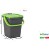 Ecoplast Pattumiera Ecoplus litri 35 Coperchio Verde Ecoplast 527566